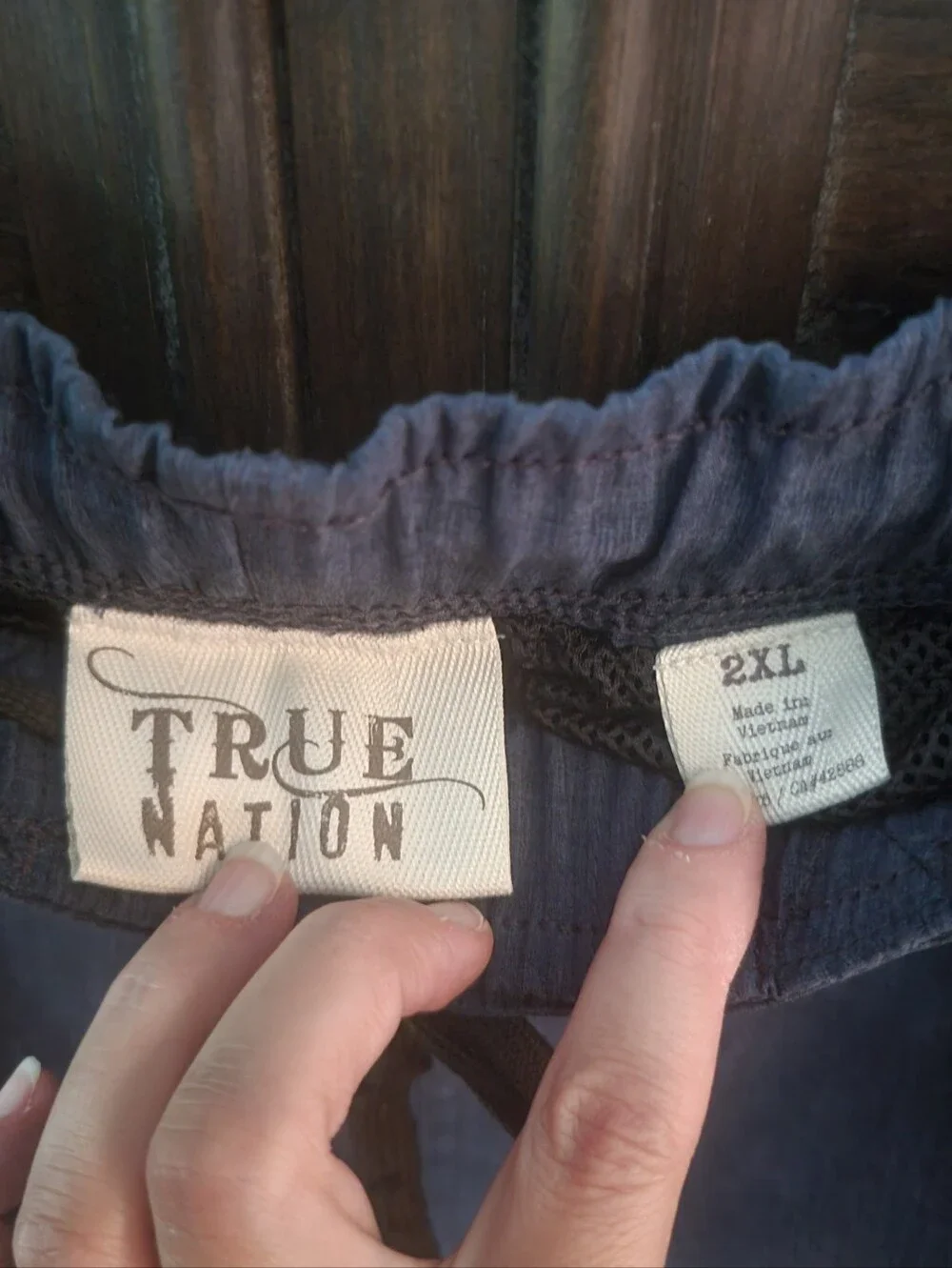 True Nation heathered navy